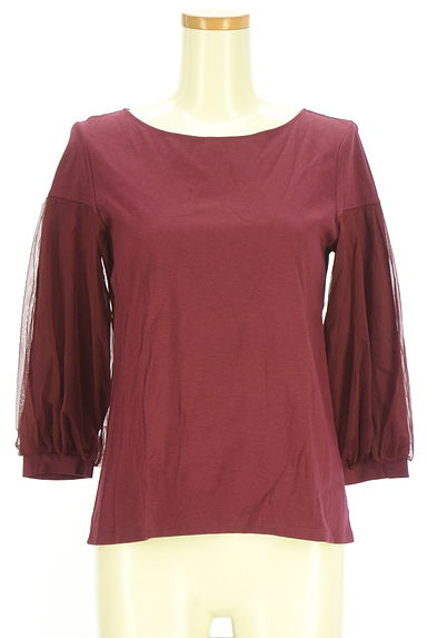 クリックで大画像表示 UNTITLED(アンタイトル)の古着「チュール袖カットソー(カットソー・プルオーバー)」大画像1へ