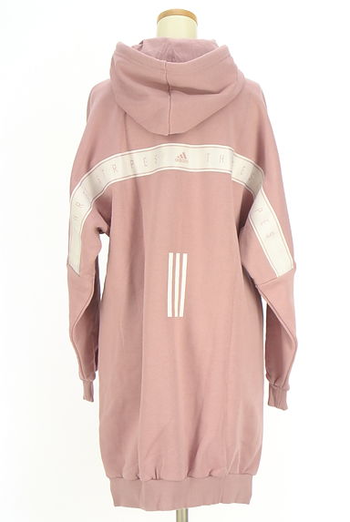 クリックで大画像表示 adidas(アディダス)の古着「裏起毛スウェットパーカーワンピース(ワンピース・チュニック)」大画像2へ