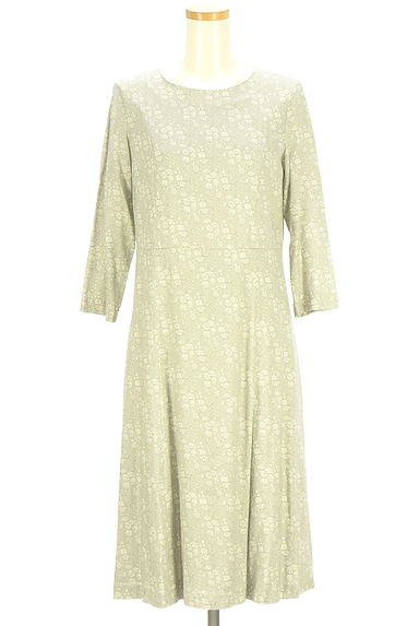 クリックで大画像表示 KEITH(キース)の古着「8分袖小花柄ワンピース(ワンピース・チュニック)」大画像1へ