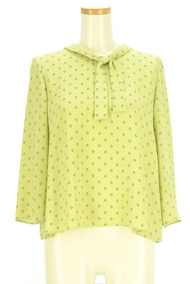 クリックで大画像表示 KEITH(キース)の古着「ひし形模様シフォンカットソー(ブラウス)」大画像1へ