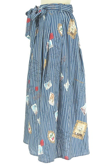 axes femme（アクシーズファム）の古着「ストライプ柄ロングスカート（ロングスカート・マキシスカート）」大画像３へ