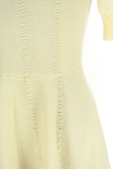 クリックで大画像表示 Snidel(スナイデル)の古着「透かし切替フリルニットミニワンピース(ワンピース・チュニック)」大画像5へ