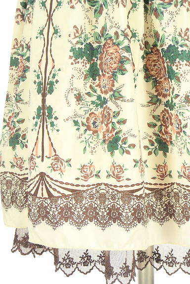 axes femme（アクシーズファム）の古着「半そで花柄ワンピース（ワンピース・チュニック）」大画像５へ