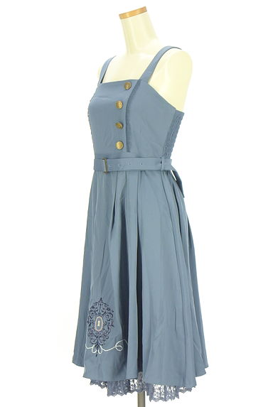 axes femme（アクシーズファム）の古着「刺繍入りキャミワンピース（キャミワンピース）」大画像３へ