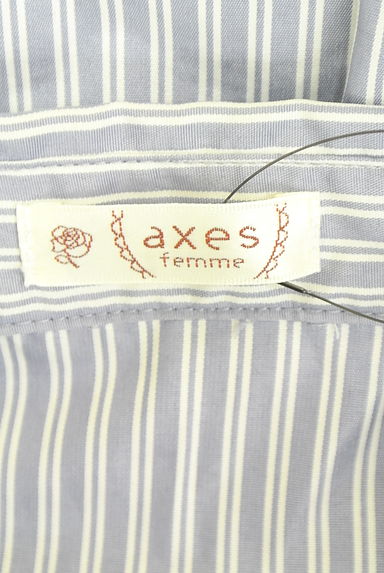 axes femme（アクシーズファム）の古着「ペイズリー柄付きアシンメトリーシャツワンピース（ワンピース・チュニック）」大画像６へ