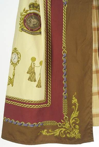 axes femme（アクシーズファム）の古着「axes femme POETIQUE スカーフレイヤードチェック柄スカート（スカート）」大画像５へ