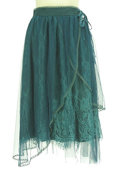 axes femme（アクシーズファム）の古着「axes femme POETIQUE ミモレ丈チュールスカート（ロングスカート・マキシスカート）」大画像１へ