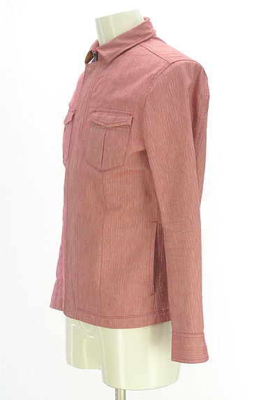 NICOLE（ニコル）の古着「MONSIEUR NICOLE ヘリンボーン綿麻ブルゾン（ブルゾン・スタジャン）」大画像３へ