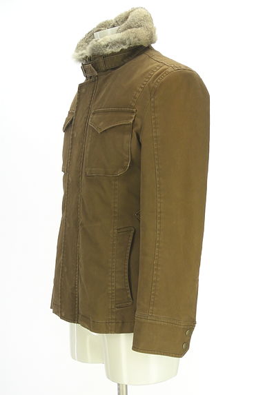クリックで大画像表示 NICOLE(ニコル)の古着「MONSIEUR NICOLE ファー襟ミリタリブルゾンー(ブルゾン・スタジャン)」大画像3へ