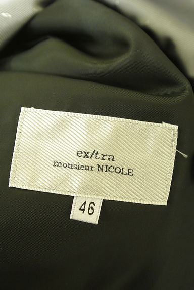 クリックで大画像表示 NICOLE(ニコル)の古着「MONSIEUR NICOLE スタンドネックウールロングコート(コート)」大画像6へ