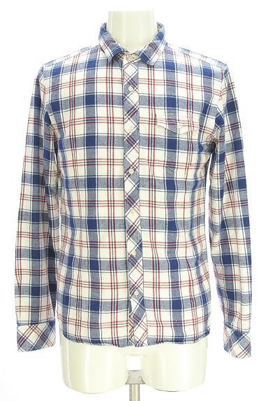 NICOLE（ニコル）の古着「NICOLE CLUB FOR MEN フランネルチェック柄シャツ（カジュアルシャツ）」大画像１へ