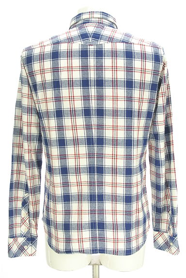 NICOLE（ニコル）の古着「NICOLE CLUB FOR MEN フランネルチェック柄シャツ（カジュアルシャツ）」大画像２へ