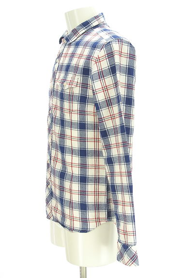 NICOLE（ニコル）の古着「NICOLE CLUB FOR MEN フランネルチェック柄シャツ（カジュアルシャツ）」大画像３へ