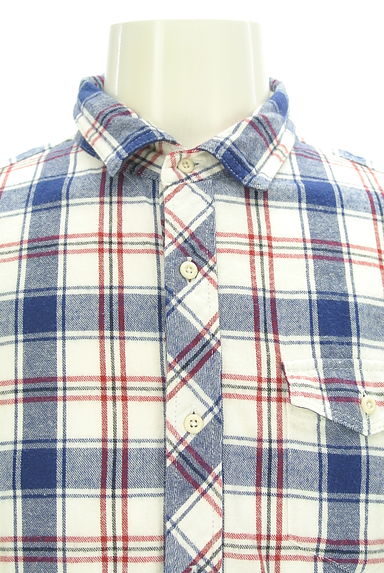 NICOLE（ニコル）の古着「NICOLE CLUB FOR MEN フランネルチェック柄シャツ（カジュアルシャツ）」大画像４へ