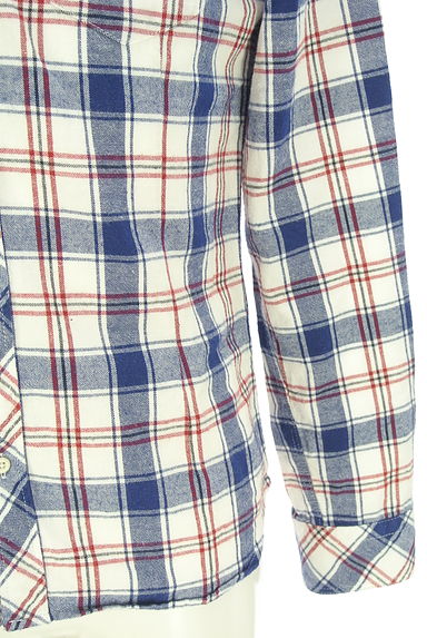 NICOLE（ニコル）の古着「NICOLE CLUB FOR MEN フランネルチェック柄シャツ（カジュアルシャツ）」大画像５へ