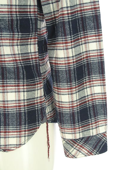 NICOLE（ニコル）の古着「NICOLE CLUB FOR MEN フランネルチェック柄シャツ（カジュアルシャツ）」大画像５へ