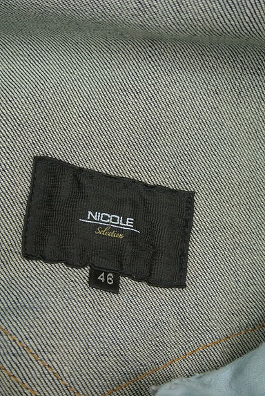 クリックで大画像表示 NICOLE(ニコル)の古着「ウォッシュド加工ストレートデニムパンツ(デニムパンツ)」大画像6へ