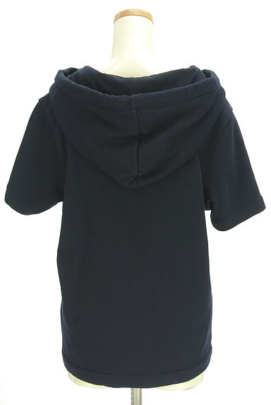 クリックで大画像表示 TOMMY HILFIGER(トミーヒルフィガー)の古着「ブランドロゴ刺繍入り半そでスウェットパーカー(スウェット・パーカー)」大画像2へ