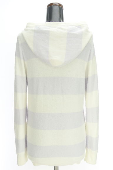 クリックで大画像表示 gelato pique(ジェラートピケ)の古着「ボーダーニットパーカー(スウェット・パーカー)」大画像2へ