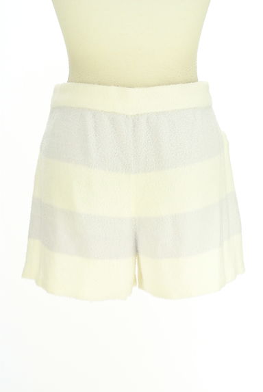 クリックで大画像表示 gelato pique(ジェラートピケ)の古着「ふわもちボーダーショートパンツ(ショートパンツ・ハーフパンツ)」大画像2へ