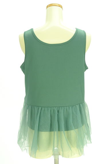 OPAQUE.CLIP（オペークドットクリップ）の古着「チュールタンク+ニット（アンサンブル）」大画像５へ