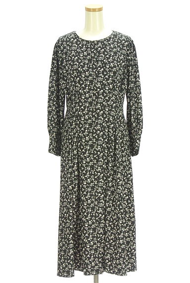 クリックで大画像表示 anySiS(エニィスィス)の古着「小花柄ノーカラーシャツワンピース(ワンピース・チュニック)」大画像1へ