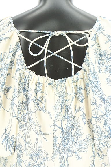 Stola.（ストラ）の古着「バルーンスリーブ花柄ロングワンピース（ワンピース・チュニック）」大画像５へ