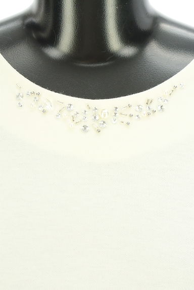 クリックで大画像表示 earth music&ecology(アースミュージック&エコロジー)の古着「ビーズ刺繍8分袖プルオーバー(カットソー・プルオーバー)」大画像4へ