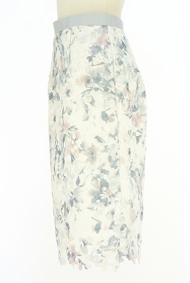 Apuweiser riche（アプワイザーリッシェ）の古着「花柄刺繍レースタイトスカート（スカート）」大画像３へ