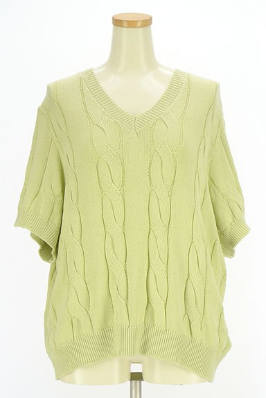 PUNYUS（プニュズ）の古着「ケーブル編みニット（ニット）」大画像１へ