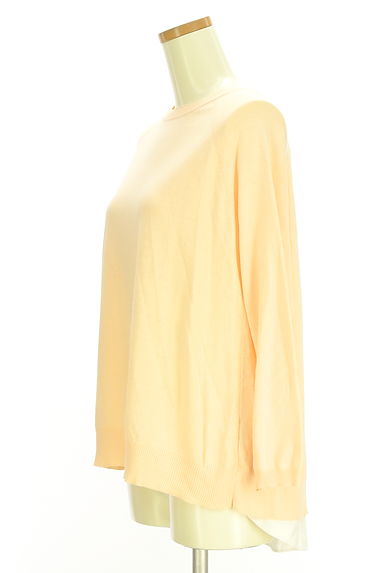 クリックで大画像表示 green label relaxing(グリーンレーベル リラクシング)の古着「後ろ別地切替ニットプルオーバー(ニット)」大画像3へ