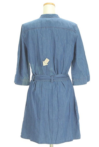 MARC JACOBS（マークジェイコブス）の古着「Marc by Marc Jacobs 8分袖バンドカラーシャツワンピース（ワンピース・チュニック）」大画像４へ