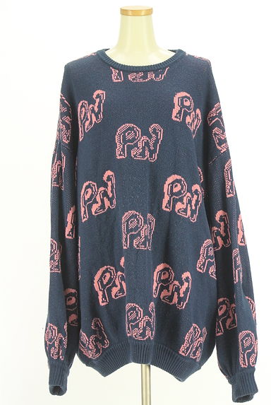 クリックで大画像表示 PUNYUS(プニュズ)の古着「オーバーサイズロゴニット(セーター)」大画像1へ