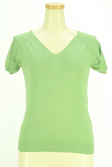 クリックで大画像表示 Brooks Brothers(ブルックスブラザーズ)の古着「シルク混半袖ニット(ニット)」大画像1へ