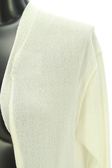 クリックで大画像表示 Droite lautreamont(ドロワットロートレアモン)の古着「シアーニットカーディガン(カーディガン・ボレロ)」大画像4へ