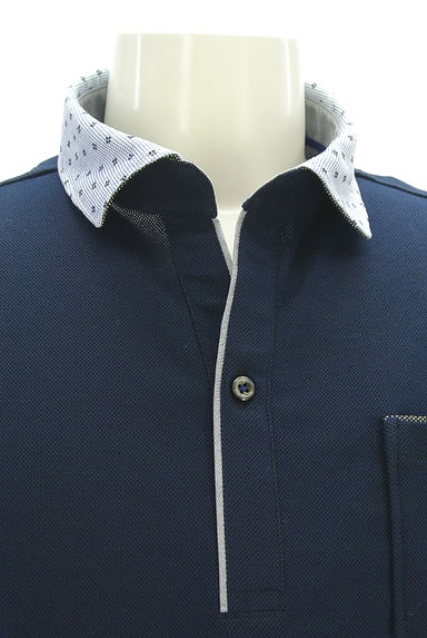 JOSEPH ABBOUD（ジョセフアブード）の古着「スキッパーカラーポロシャツ（ポロシャツ）」大画像４へ