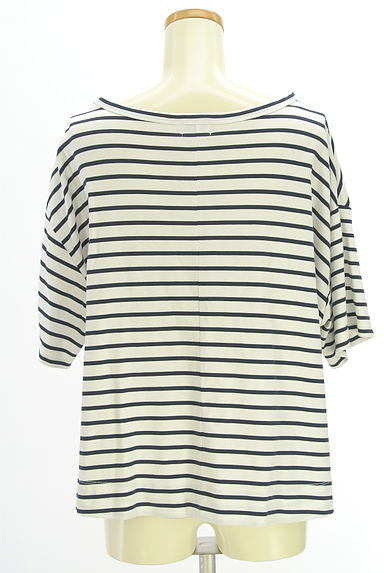 クリックで大画像表示 green label relaxing(グリーンレーベル リラクシング)の古着「オーバーサイズボーダーカットソー(カットソー・プルオーバー)」大画像2へ