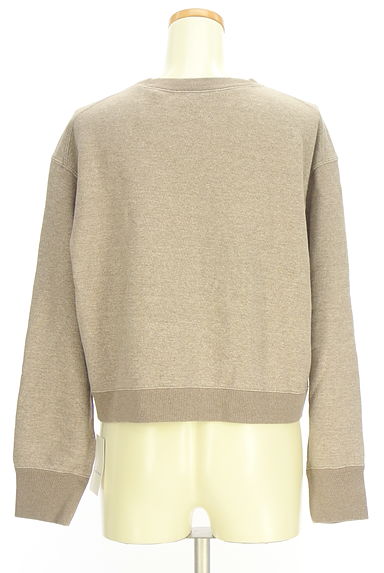 HUMAN WOMAN（ヒューマンウーマン）の古着「プリントショートスウェットトップス（スウェット・パーカー）」大画像２へ