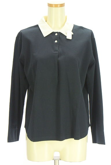 HUMAN WOMAN（ヒューマンウーマン）の古着「付け襟ストレッチカットソー（カットソー・プルオーバー）」大画像３へ