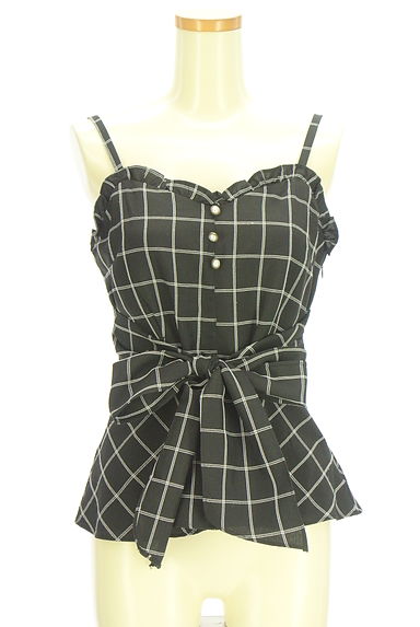 axes femme（アクシーズファム）の古着「axes femme POETIQUE ペプラムビスチェ（カットソー・プルオーバー）」大画像１へ