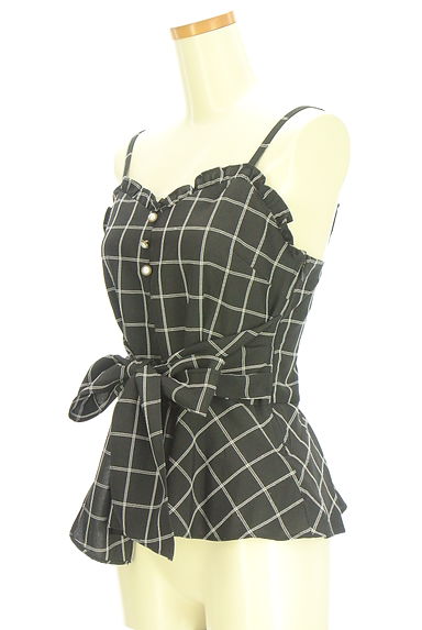 axes femme（アクシーズファム）の古着「axes femme POETIQUE ペプラムビスチェ（カットソー・プルオーバー）」大画像３へ