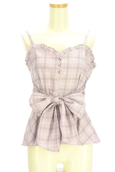 axes femme（アクシーズファム）の古着「axes femme POETIQUE ペプラムビスチェ（カットソー・プルオーバー）」大画像１へ