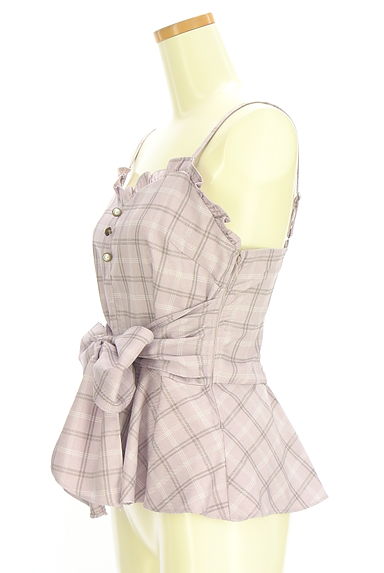 axes femme（アクシーズファム）の古着「axes femme POETIQUE ペプラムビスチェ（カットソー・プルオーバー）」大画像３へ