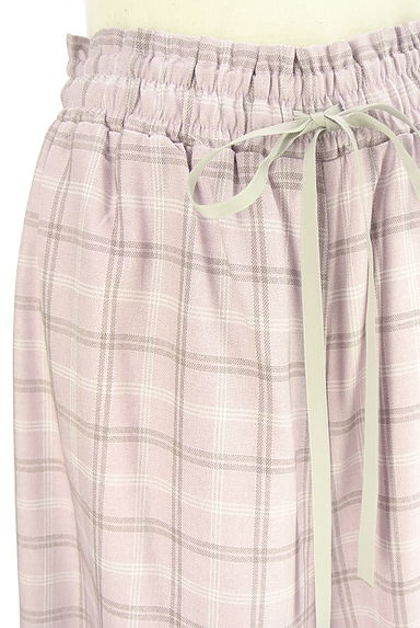 axes femme（アクシーズファム）の古着「axes femme POETIQUE チェックフレアパンツ（パンツ）」大画像４へ