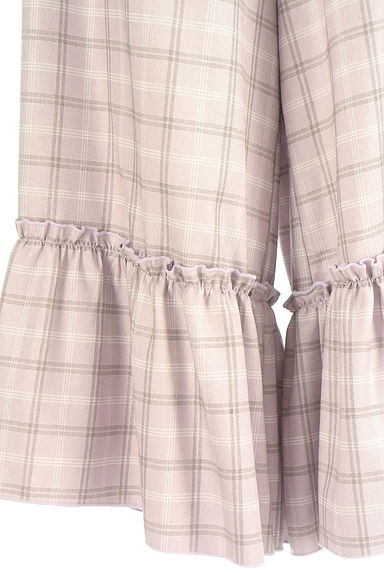 axes femme（アクシーズファム）の古着「axes femme POETIQUE チェックフレアパンツ（パンツ）」大画像５へ