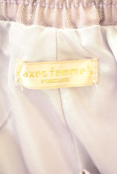axes femme（アクシーズファム）の古着「axes femme POETIQUE チェックフレアパンツ（パンツ）」大画像６へ