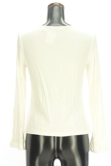 axes femme（アクシーズファム）の古着「ラインストーン付きレースリブカットソー（カットソー・プルオーバー）」大画像２へ