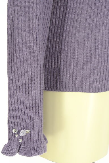 axes femme（アクシーズファム）の古着「レースモックネックリブニット（ニット）」大画像５へ