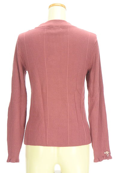 axes femme（アクシーズファム）の古着「レースモックネックリブニット（ニット）」大画像２へ