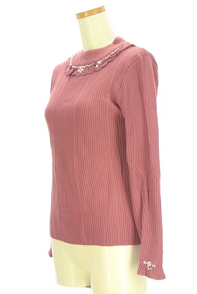 axes femme（アクシーズファム）の古着「レースモックネックリブニット（ニット）」大画像３へ